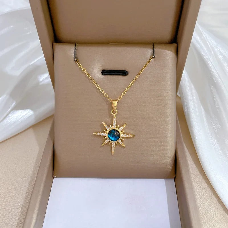 Colar Solar Azul